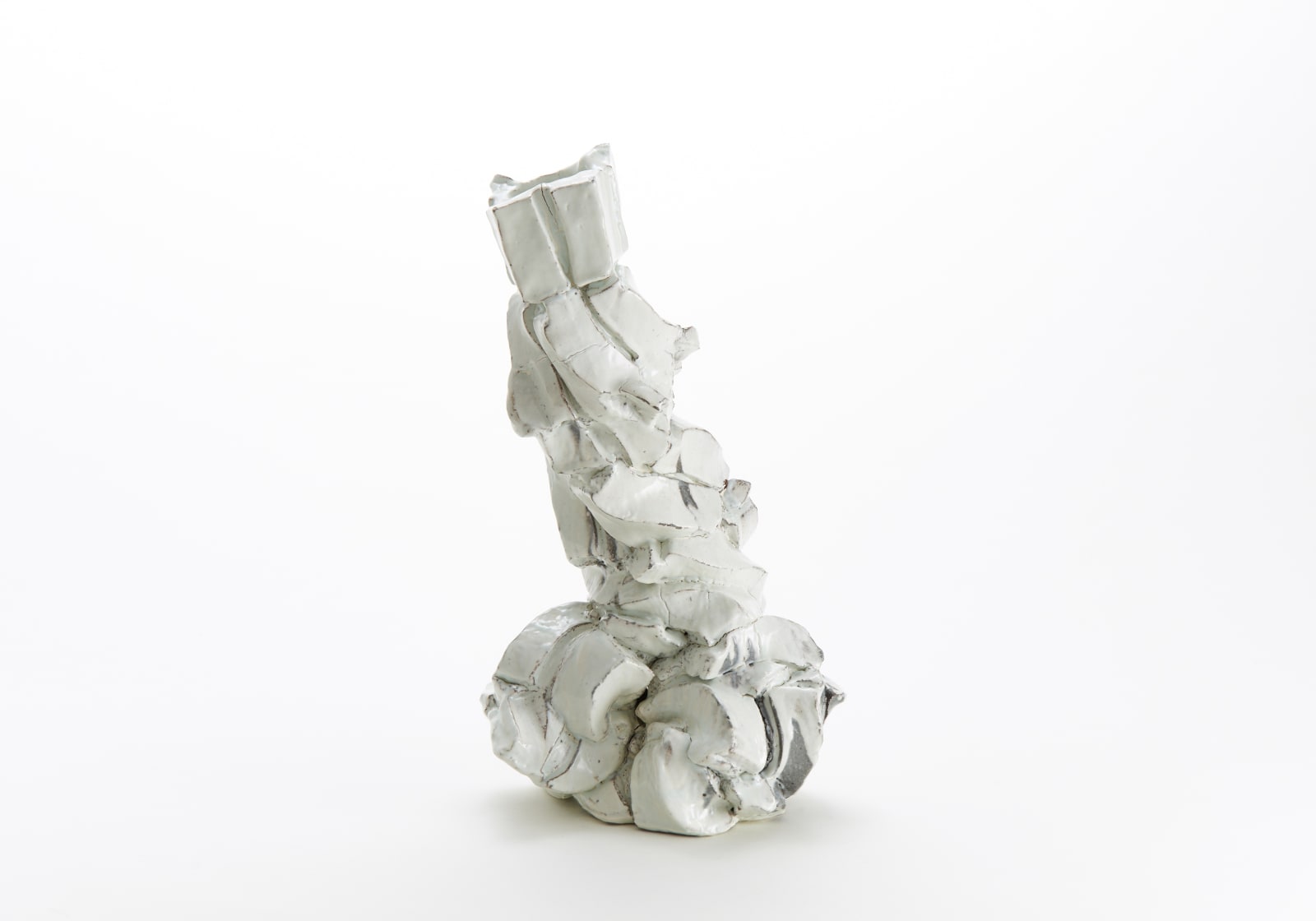 道川 省三, Sculptural Form 粉引, 2017