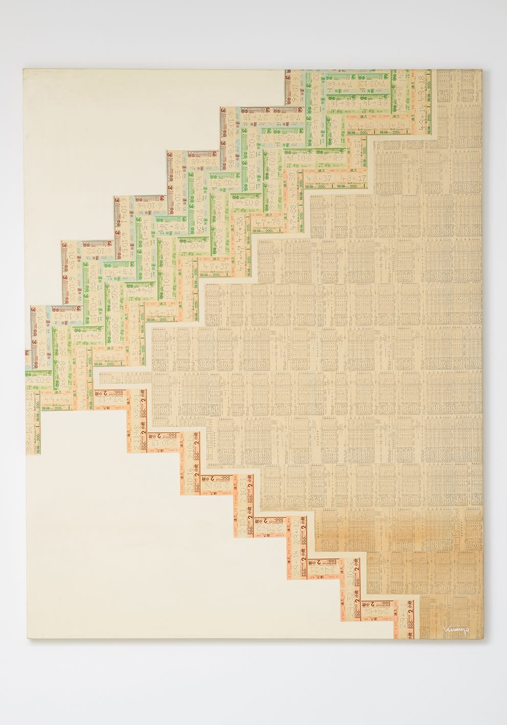 三島 喜美代, メモリーIII/ Memory III, 1969