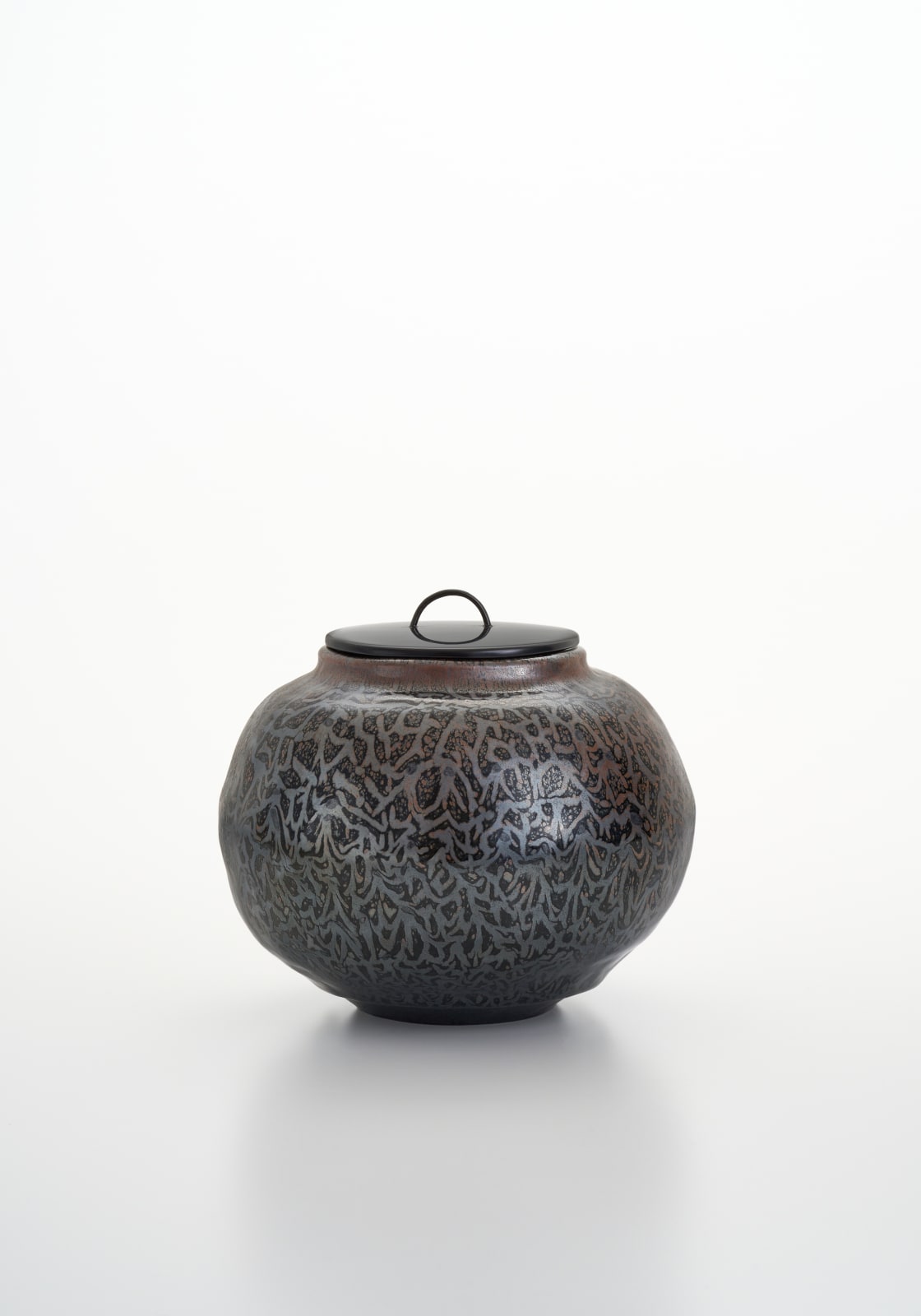 木村 盛康, 松樹天目水指/ Shoju Tenmoku Water Jar, 2000