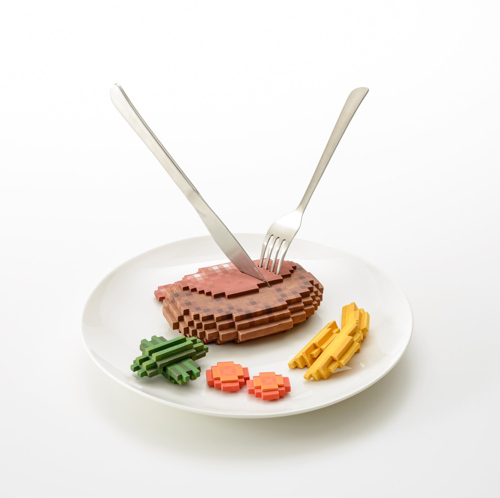 増田 敏也, Low Pixel CG「思い出ごはん（ハンバーグ）」, 2013