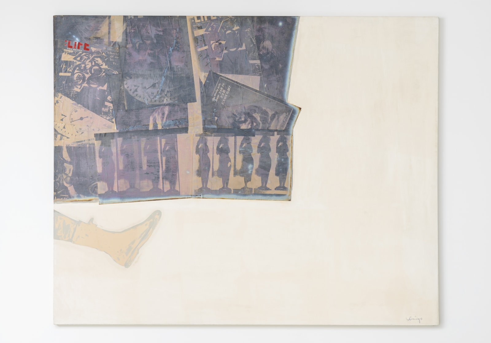 三島 喜美代, 作品 D/ Work D, 1970 Circa