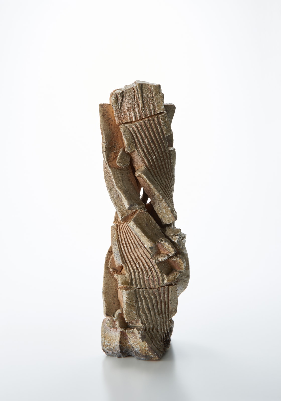 道川 省三, Sculptural Form 自然釉, 2018