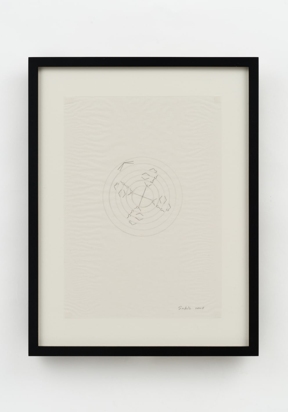 力石 咲, 《結晶_ 八面体》結晶構造図, 2024