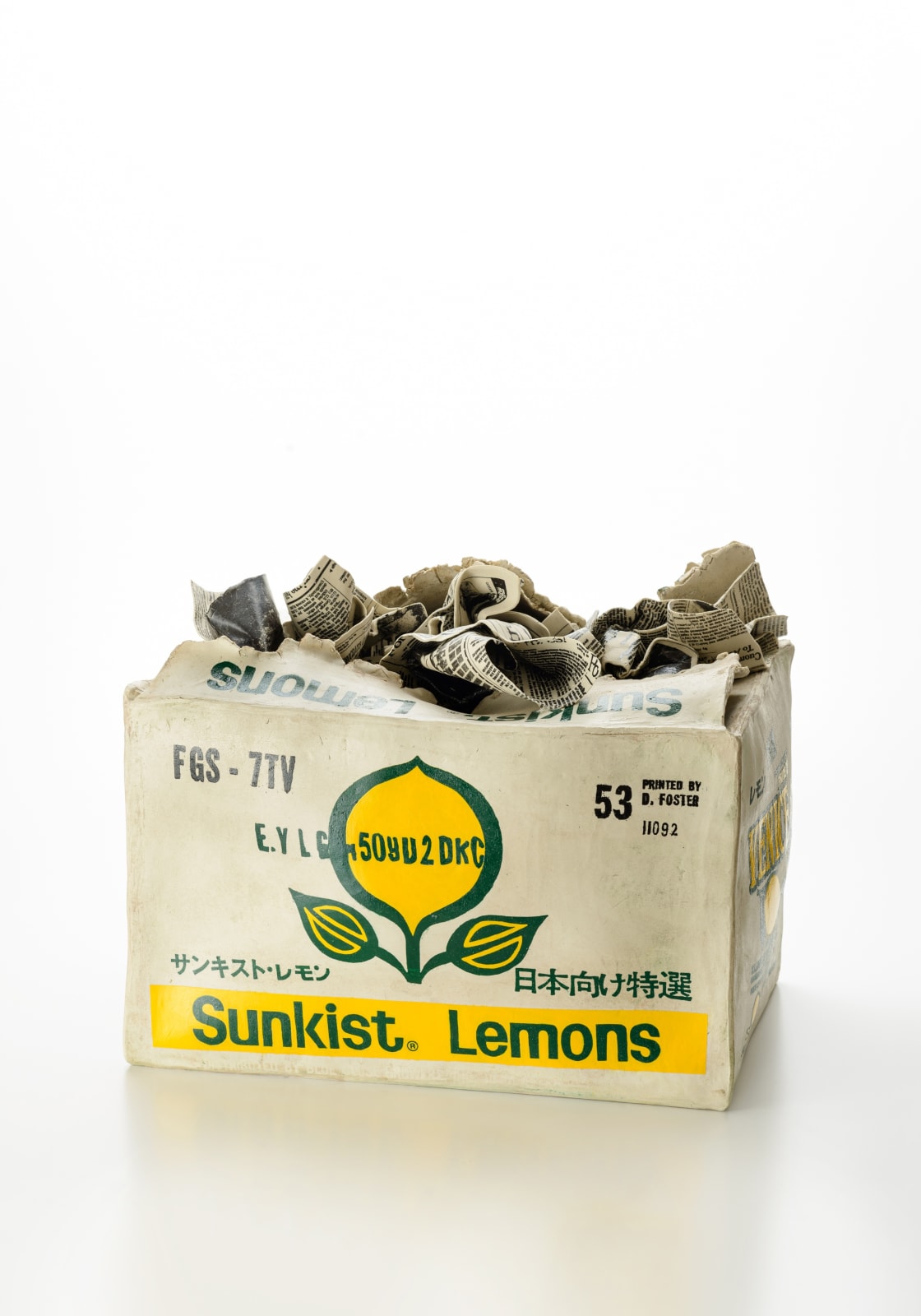 三島 喜美代, Box Sunkist 20, 2020