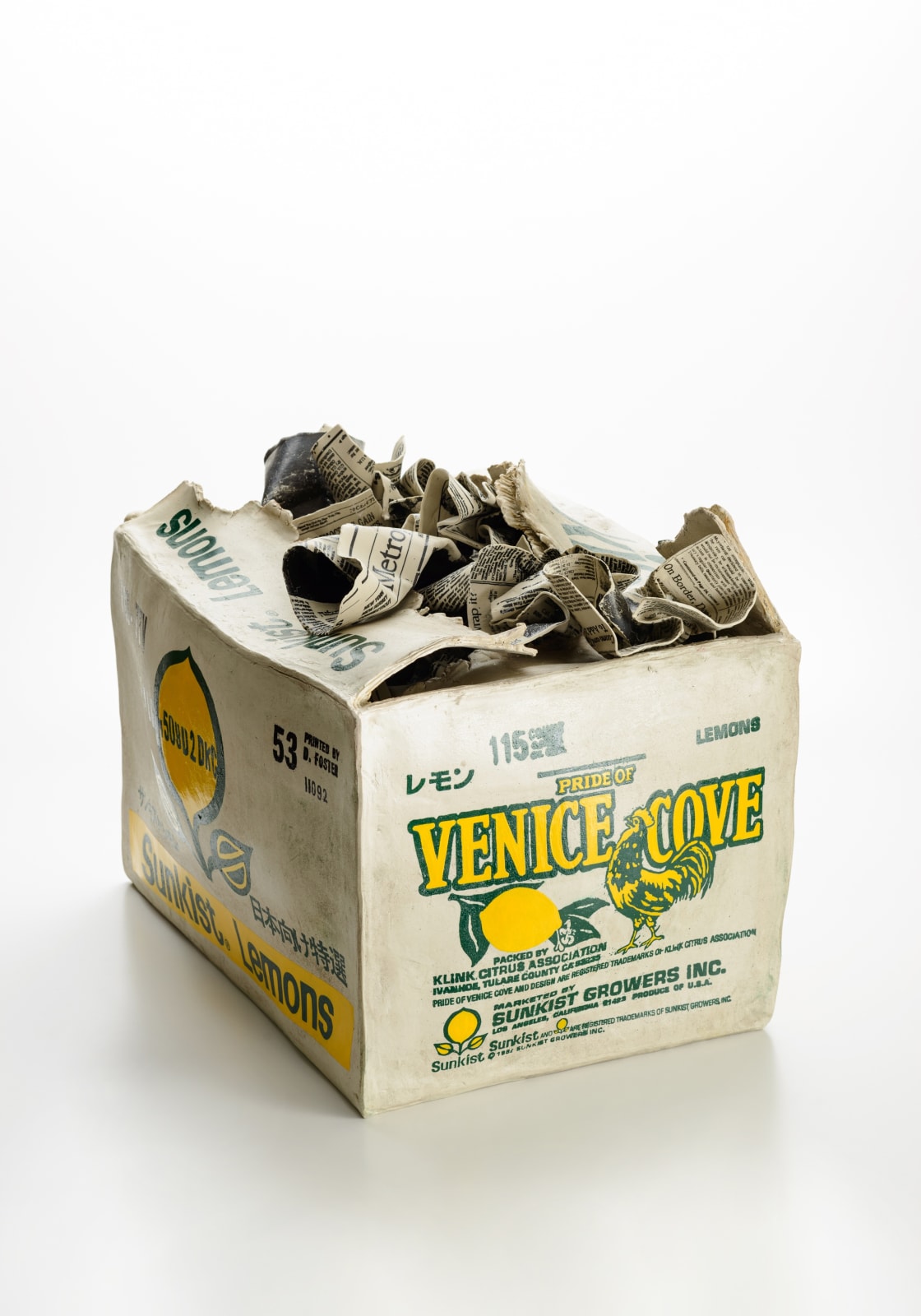 三島 喜美代, Box Sunkist 20, 2020