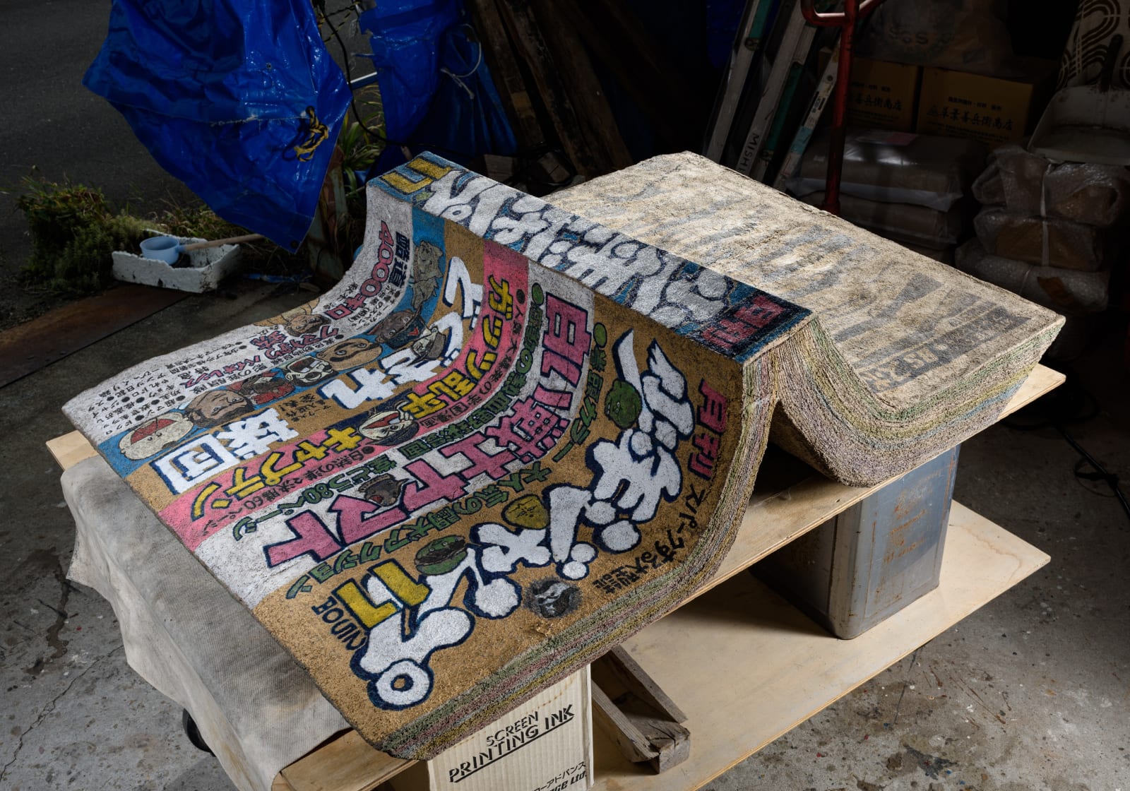 三島 喜美代, Comic Book 03 (Comic Book 03-2), 2003