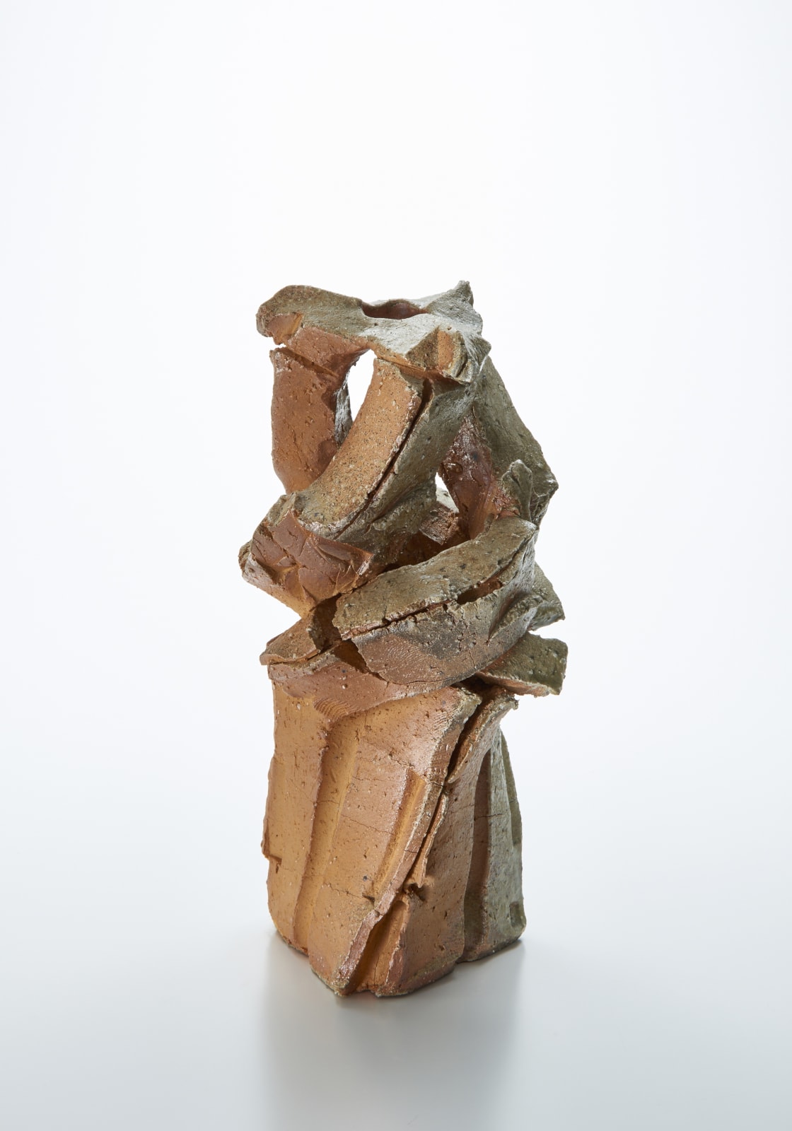 道川 省三, Sculptural Form 自然釉, 2018