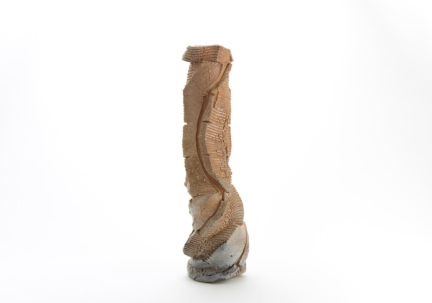 道川 省三, Sculptural Form 自然釉, 2017