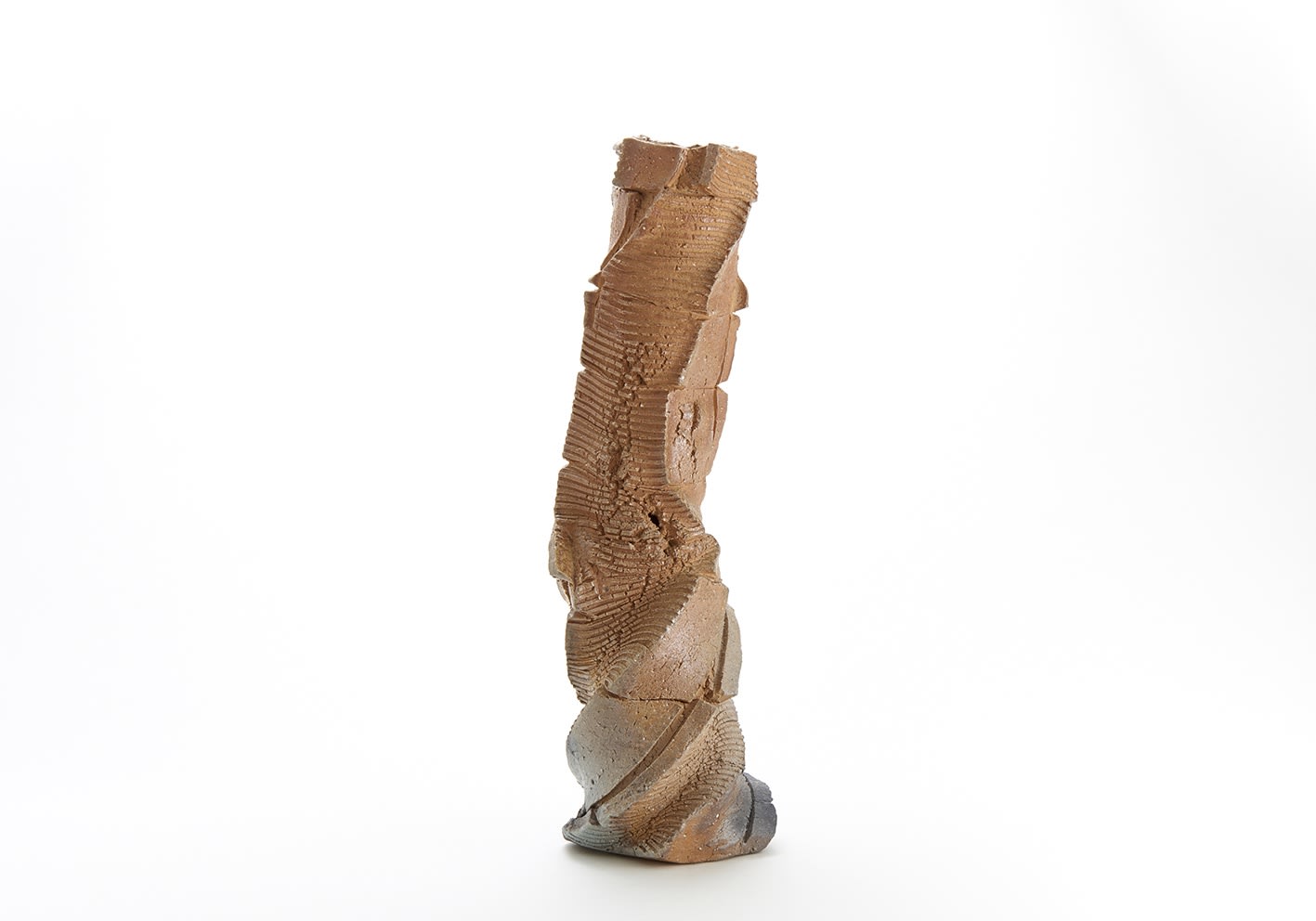 道川 省三, Sculptural Form 自然釉, 2017
