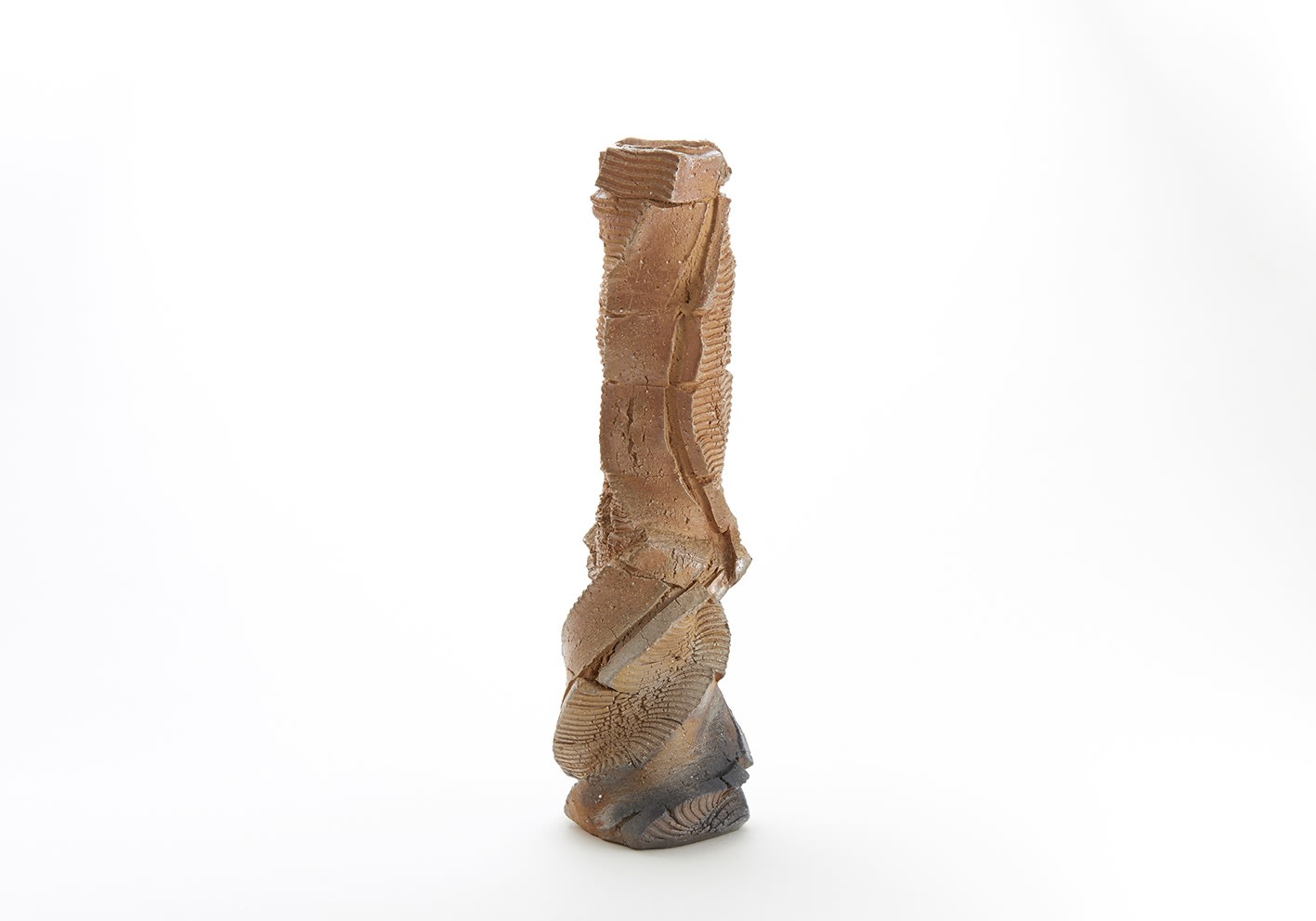 道川 省三, Sculptural Form 自然釉, 2017