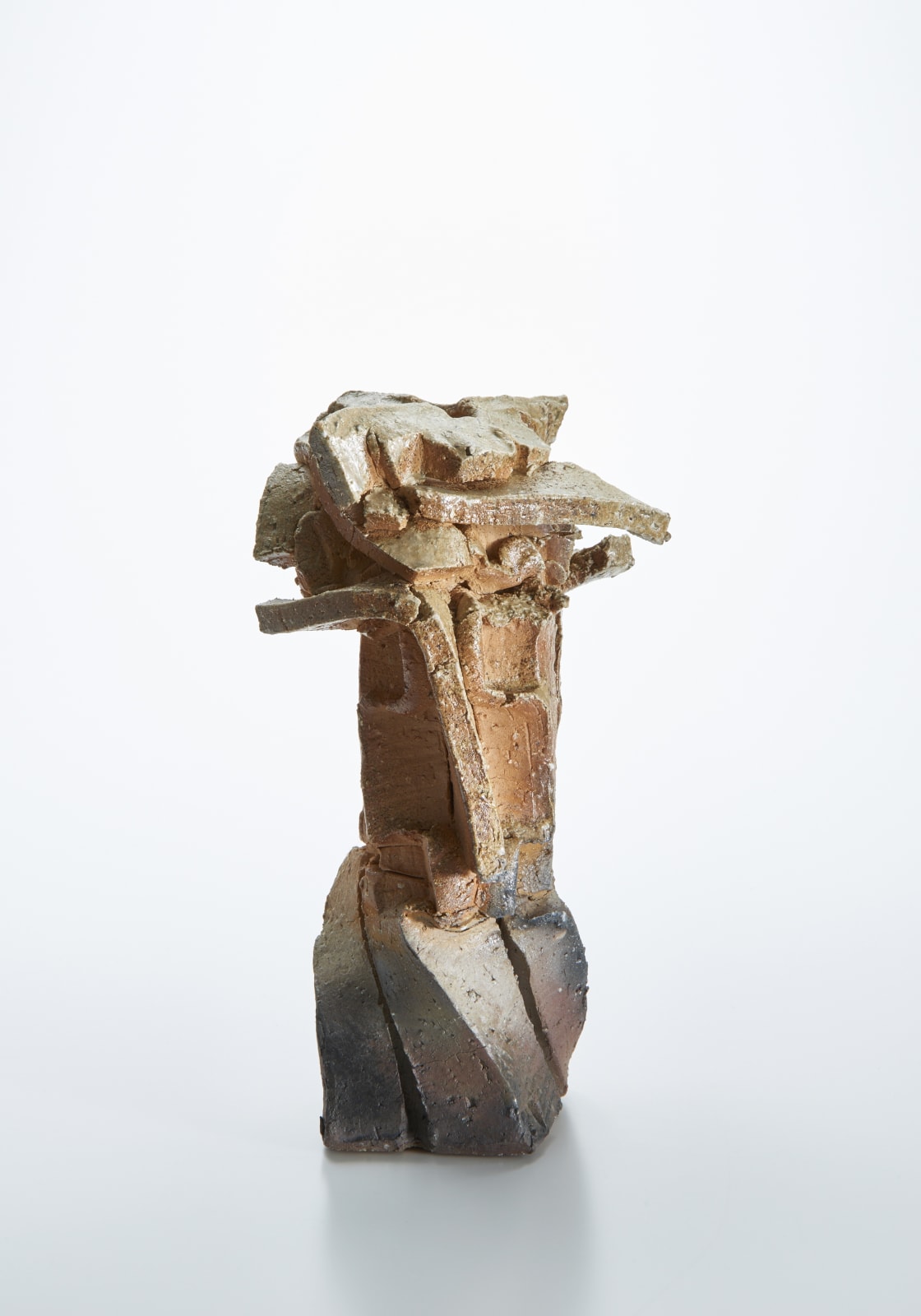 道川 省三, Sculptural Form 自然釉, 2018