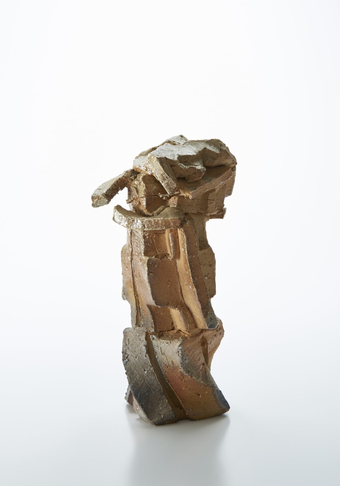 道川 省三, Sculptural Form 自然釉, 2018