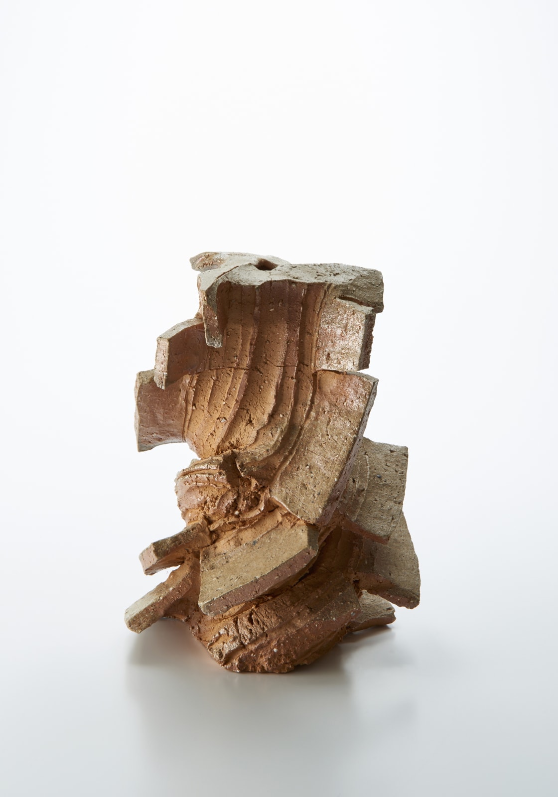 道川 省三, Sculptural Form 自然釉, 2018