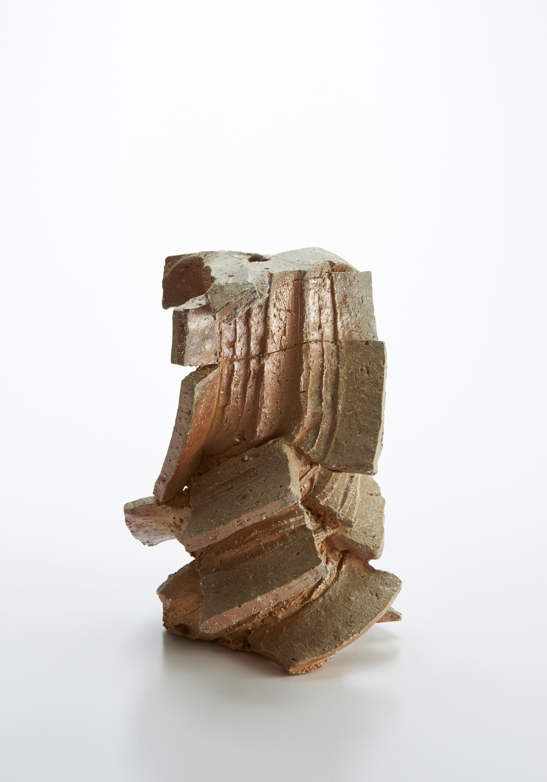 道川 省三, Sculptural Form 自然釉, 2018