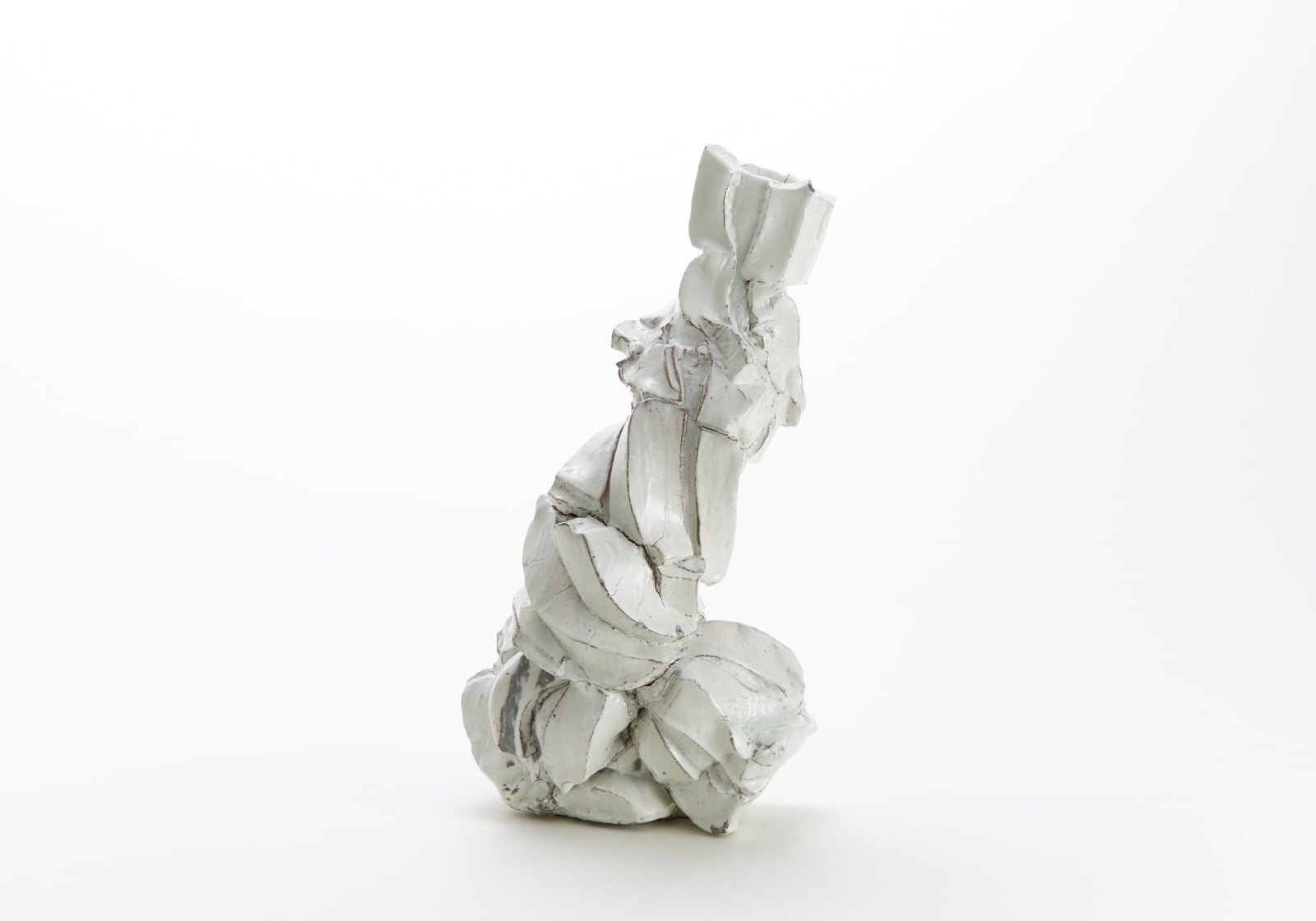道川 省三, Sculptural Form 粉引, 2017