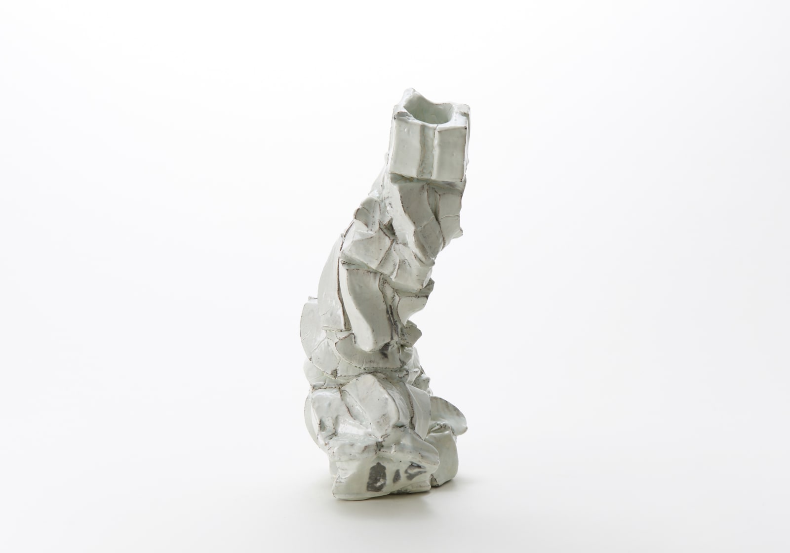 道川 省三, Sculptural Form 粉引, 2017