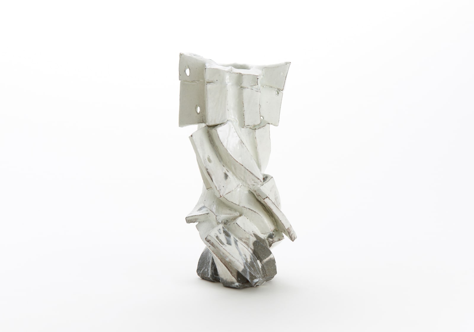 道川 省三, Sculptural Form 粉引, 2018