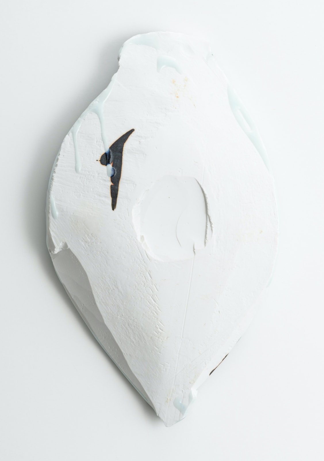 加藤 委, 染付葉皿, 2013