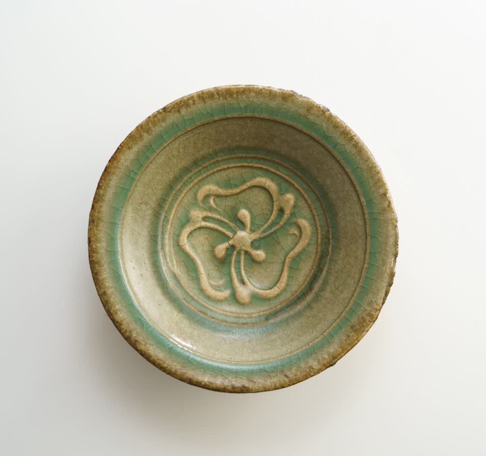 河井 寛次郎, 青瓷筒描文皿