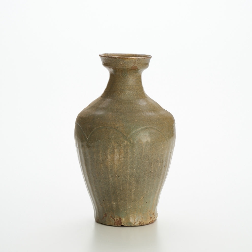 高麗青磁鎬花瓶