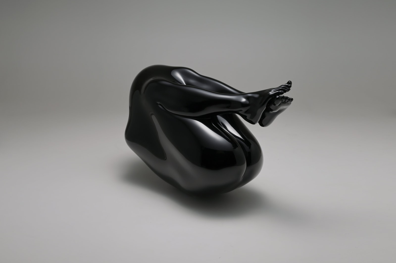 青木千絵/Chie Aoki, BODY 23-1 －生命の記憶－/BODY 23-1 －Memory of Life－ , 2024 漆、麻布、発泡スチロール/ Lacquer and hemp cloth on styrofoam, H56 x W93 × D44 cm 写真：池田ひらく