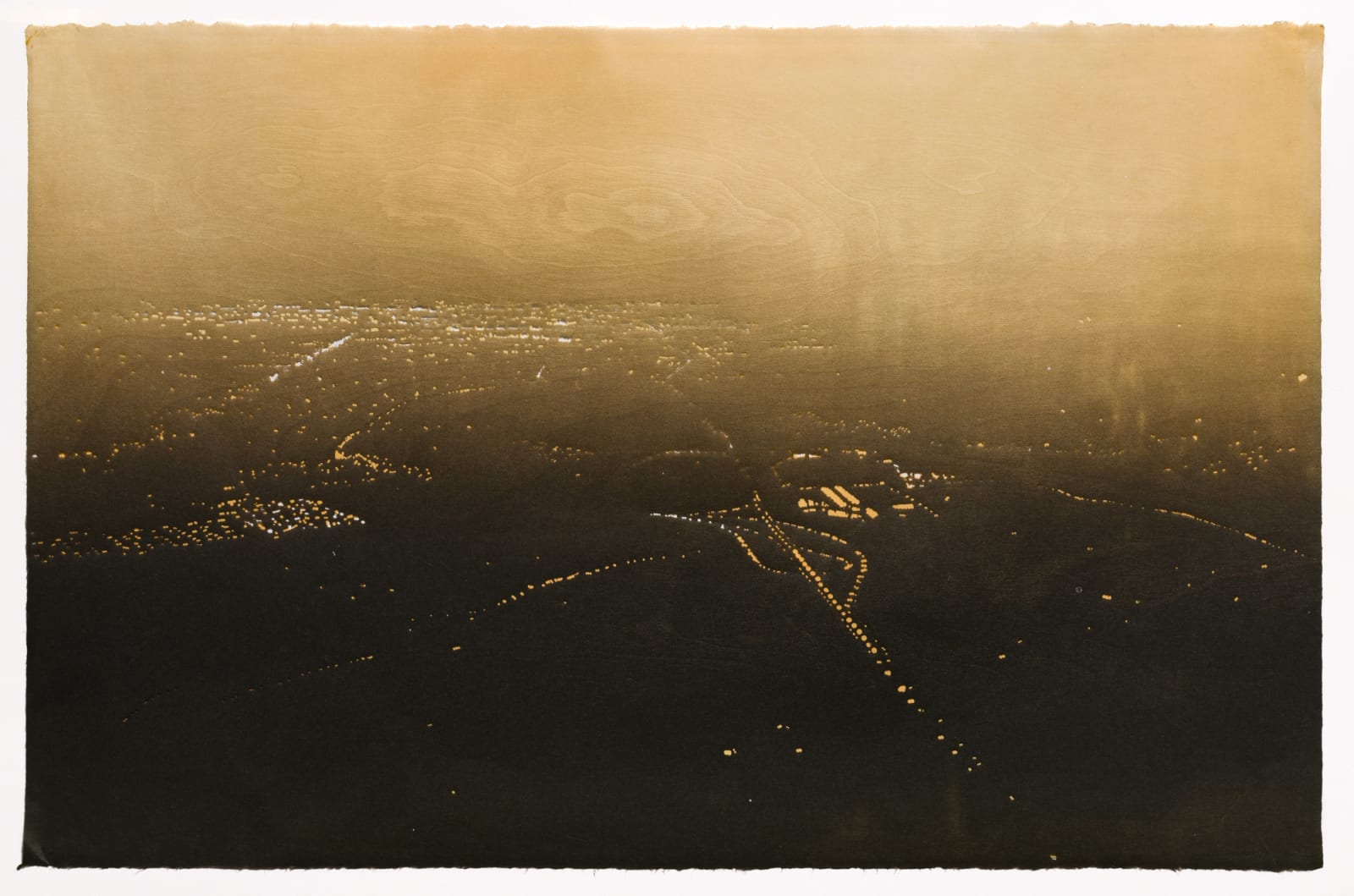 Susan Goethel Campbell, Aerial Fire Sky No. 4 , 2023