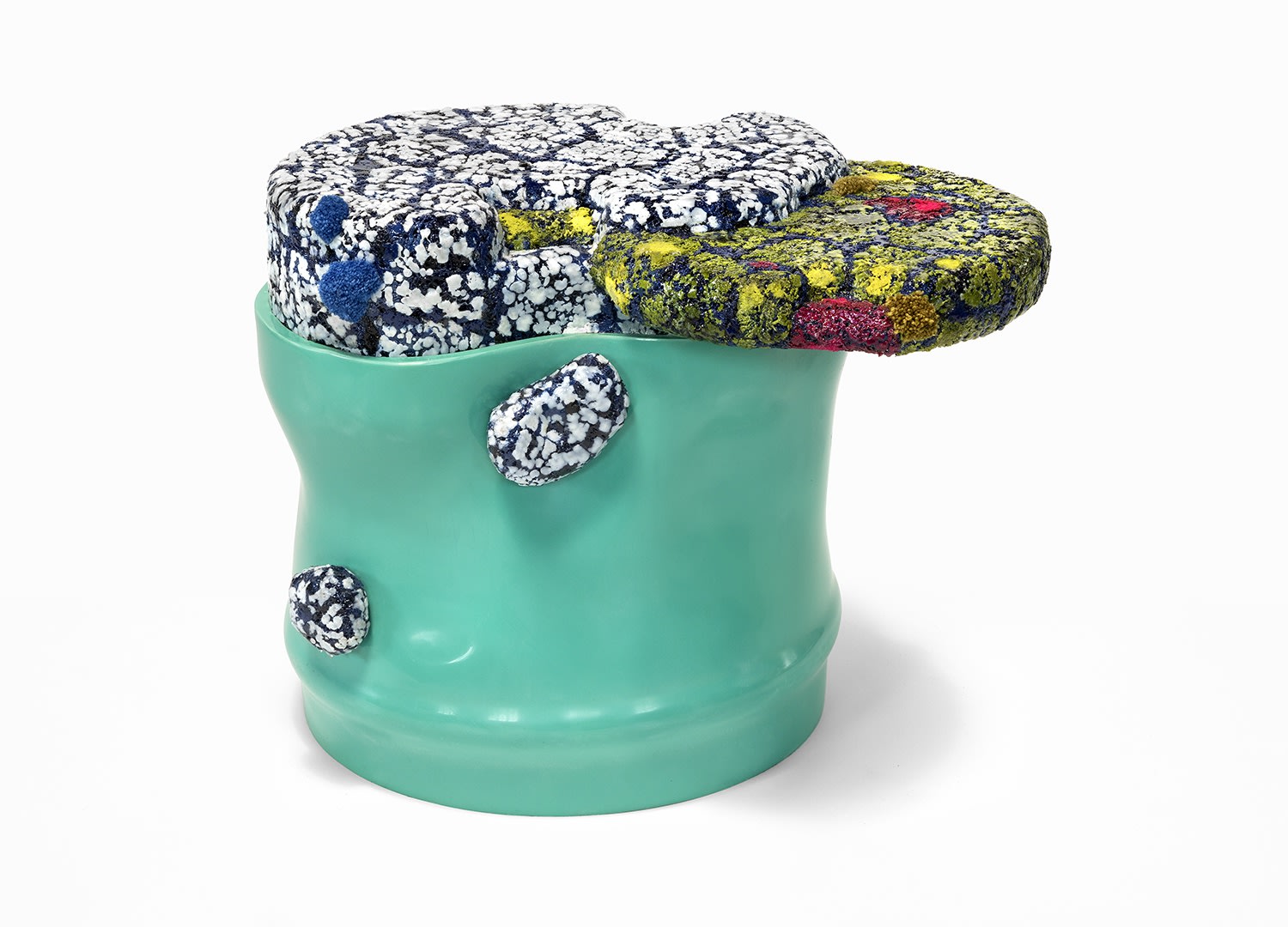 Jack Craig, PVC Molded Carpet Hybrid Table (Green), 2024