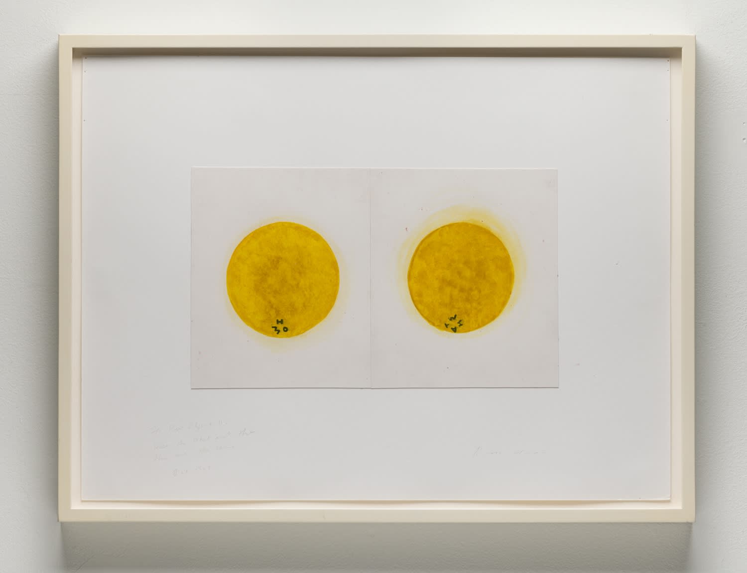 Roni Horn, Pair Object II / When the How and the What are the Same, 1987