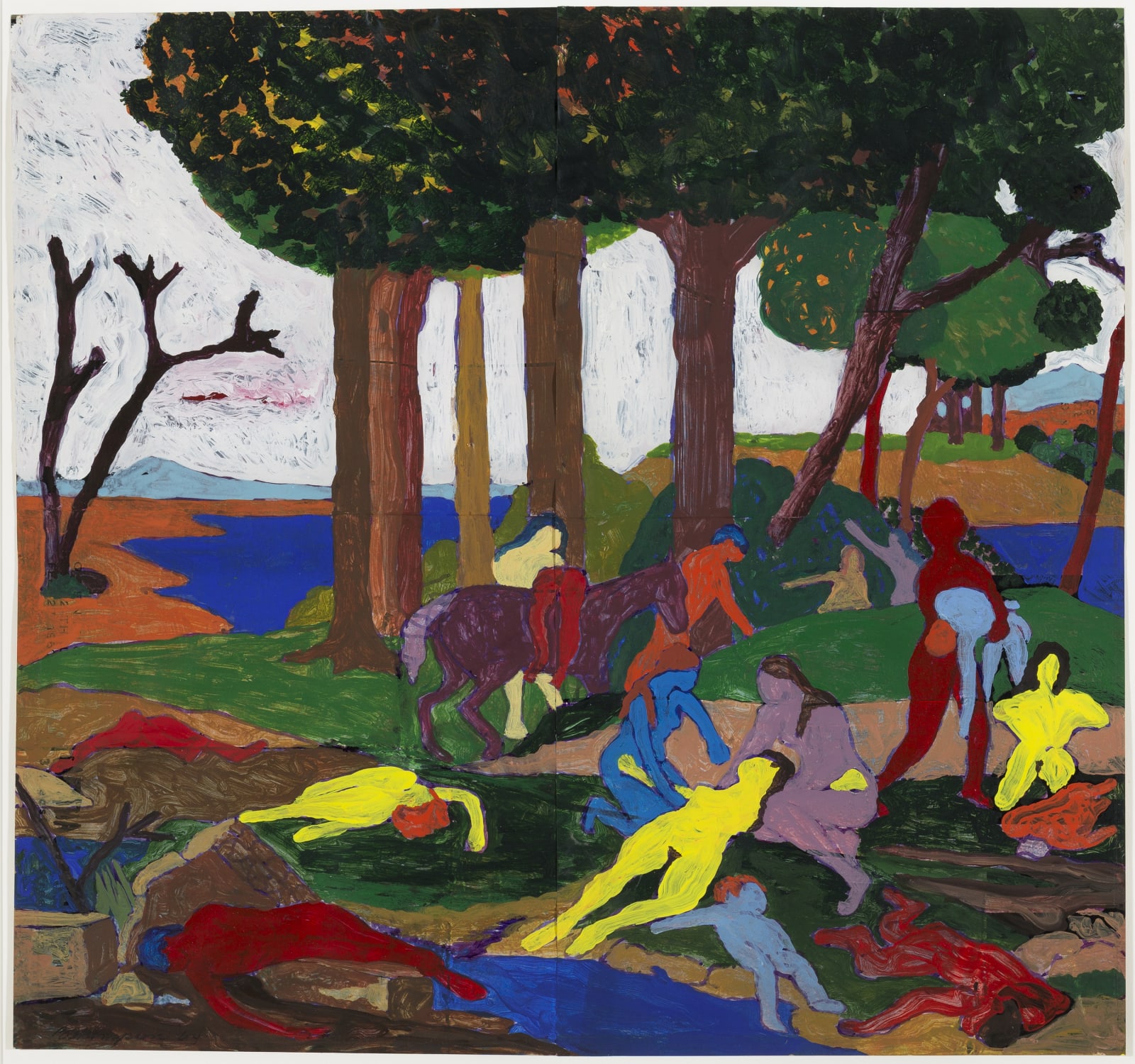 Bob Thompson, La Mort des Enfants de Bethel, 1964