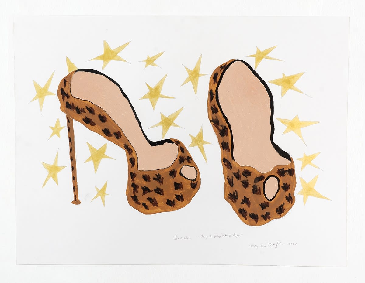 Mary-Ann Monforton, Louboutin Leopard Peep-Toe Platform, 2022