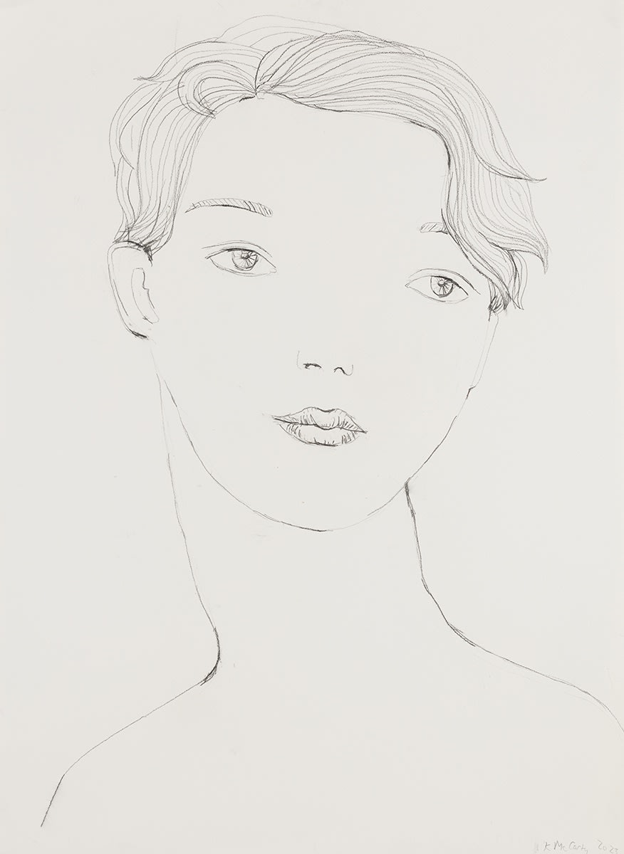 Kim McCarty, Untitled, Short Hair, 2024