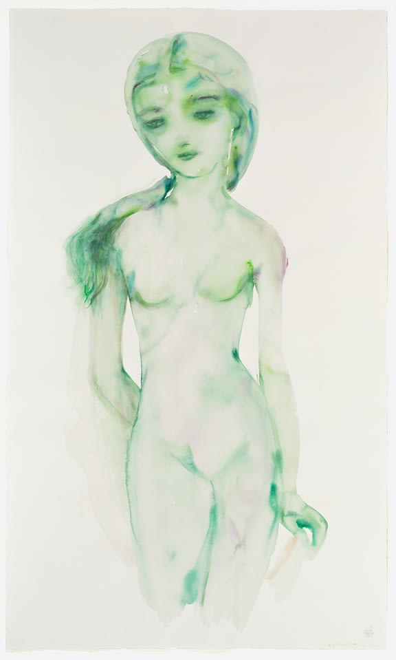 Kim McCarty, Green Girl with Veil, 2017