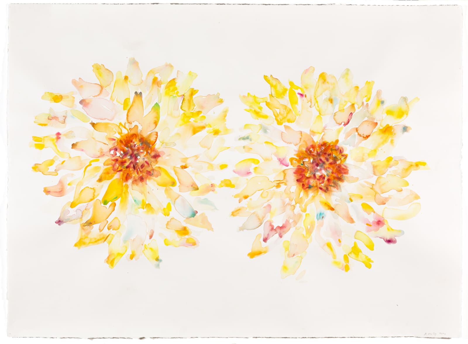 Kim McCarty, Double Yellow, 2021