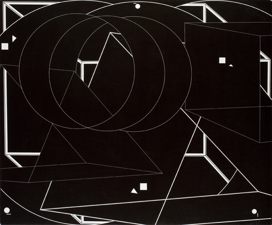 Al Held, Giza Gate III, 1976