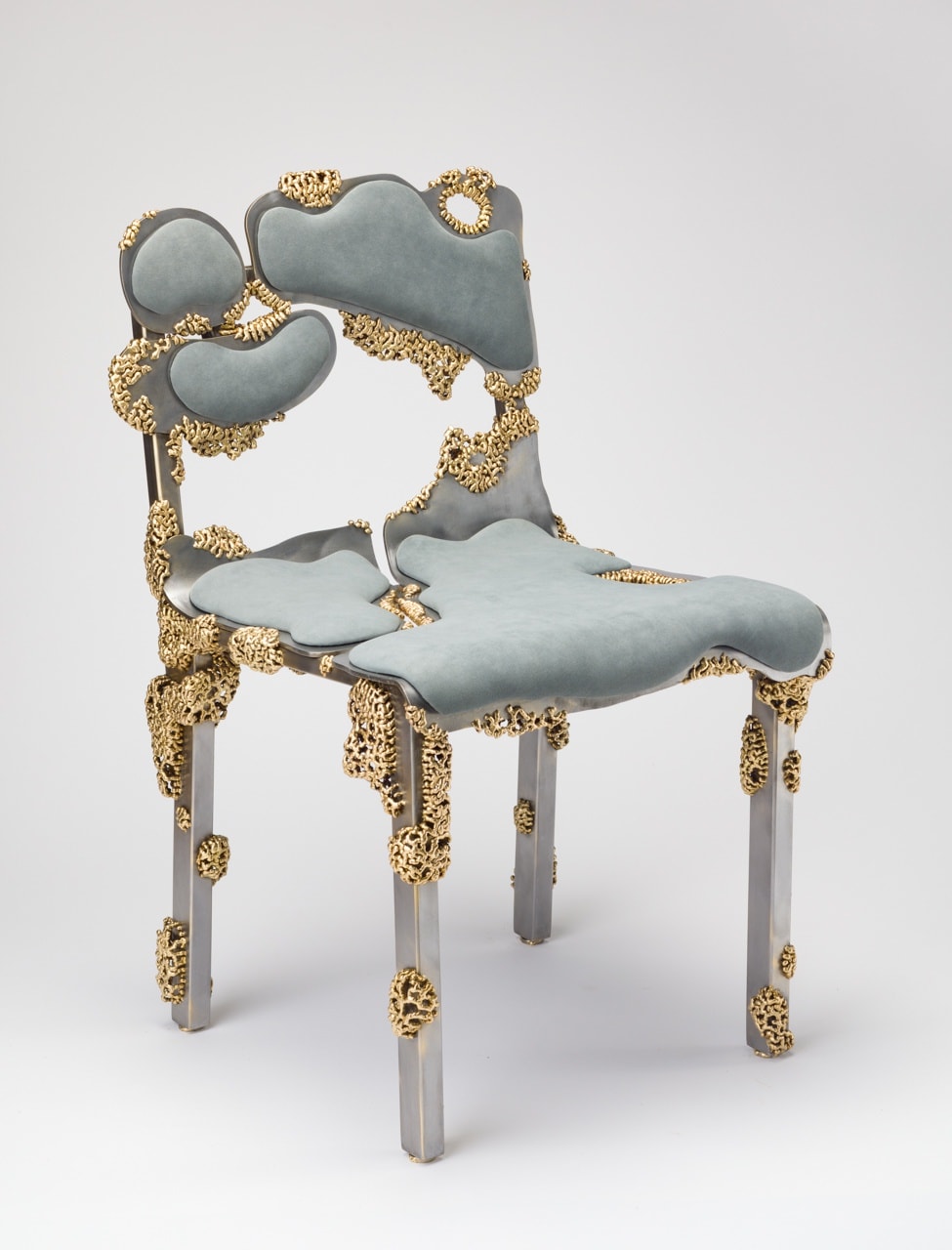 Jack Craig, Dripped Bronze Tectonic Chair 1, 2024
