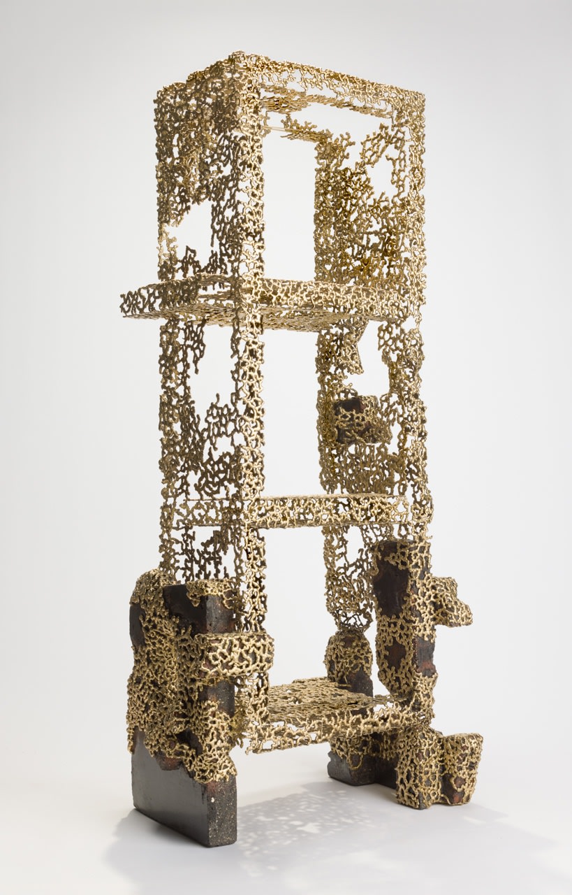 Jack Craig, Untitled (Dripped Bronze Étagère), 2024