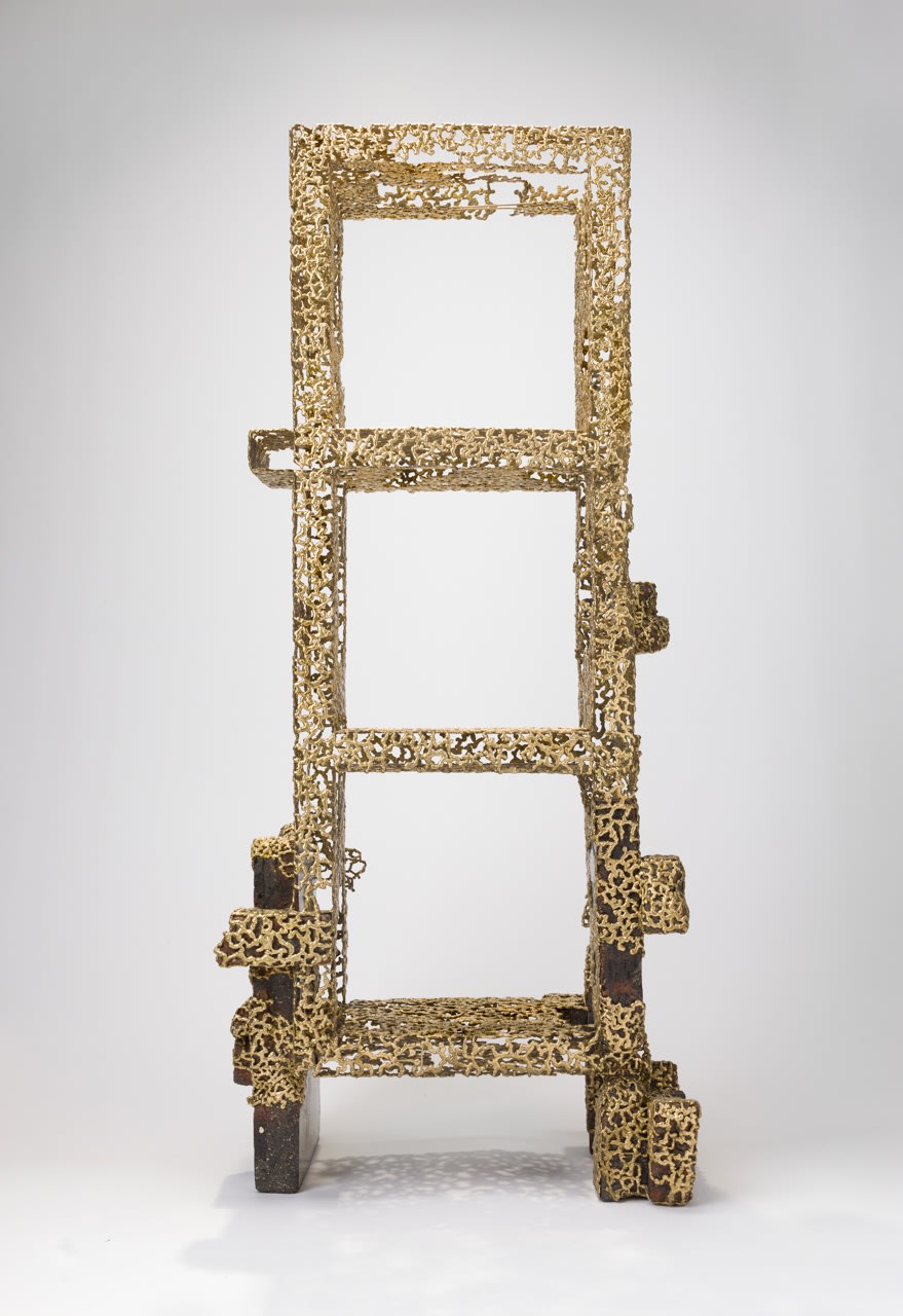 Jack Craig, Untitled (Dripped Bronze Étagère), 2024