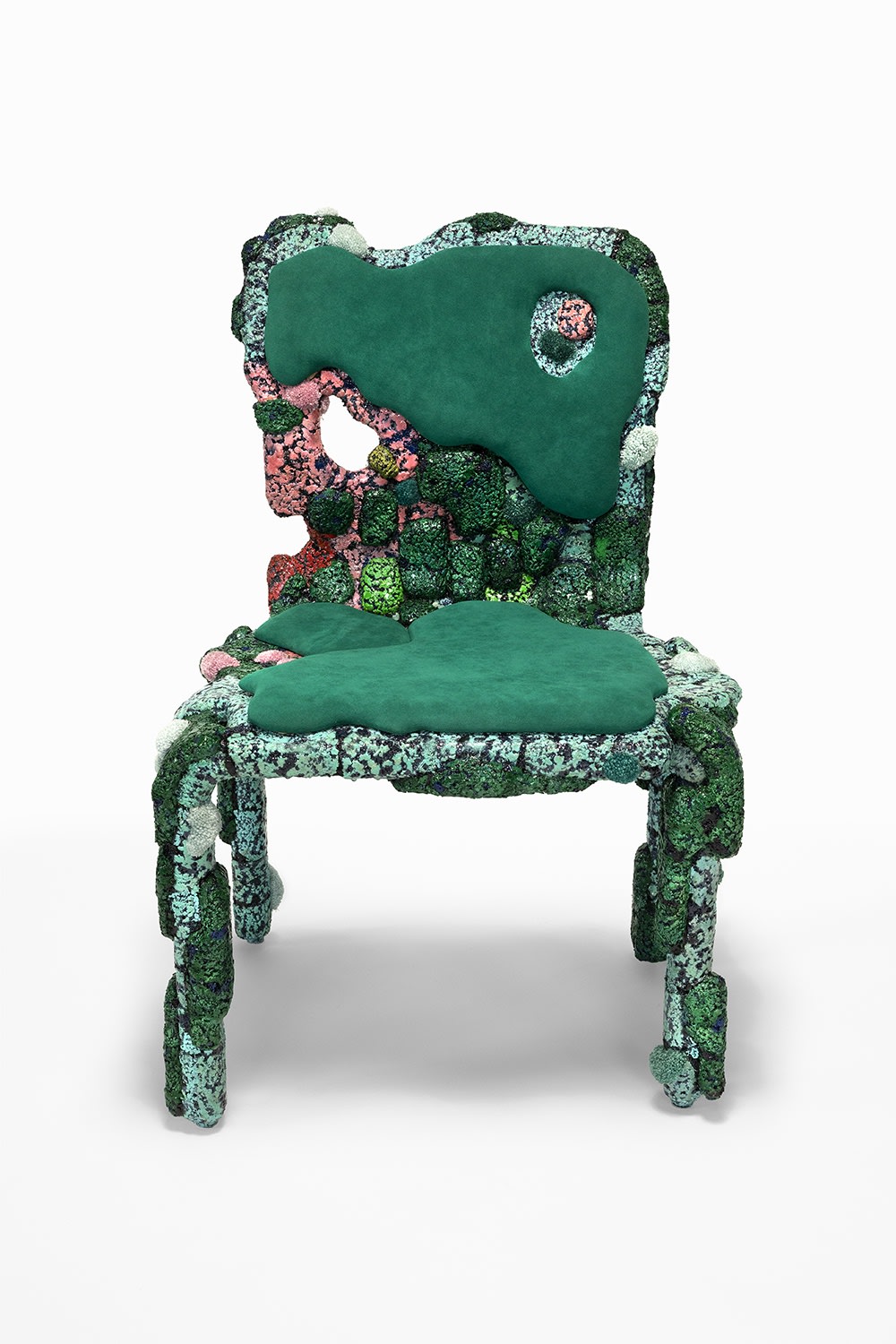 Jack Craig, Molded Carpet Chair, Green, 2024