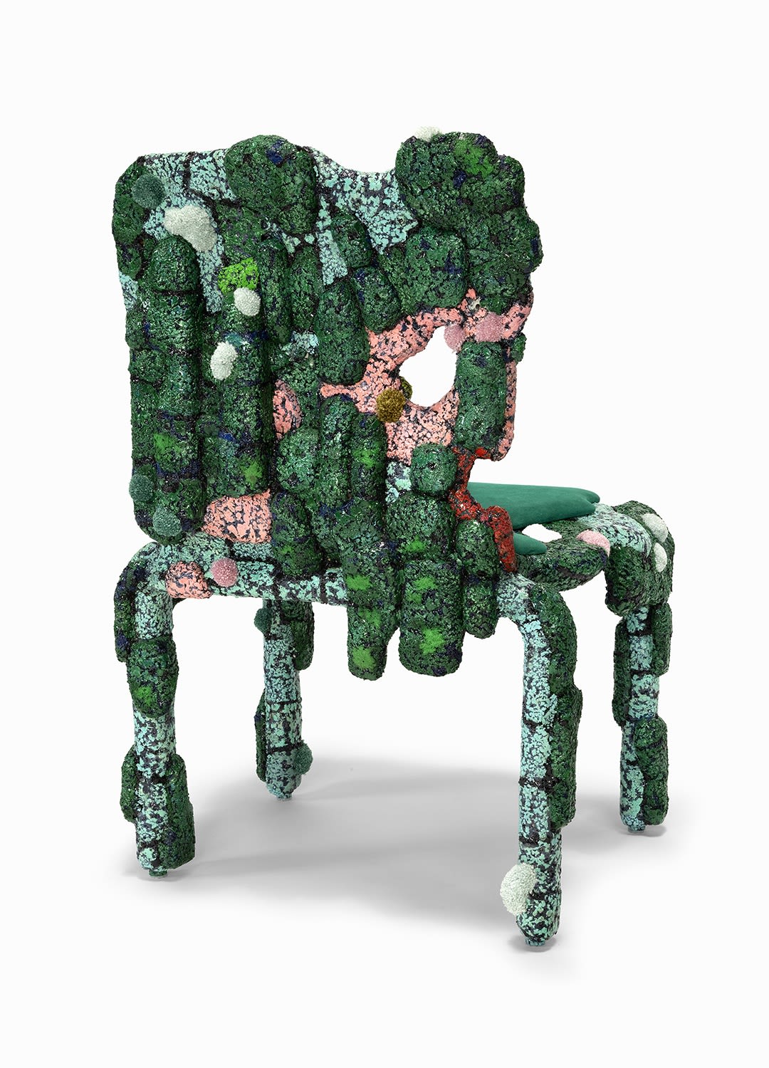 Jack Craig, Molded Carpet Chair, Green, 2024