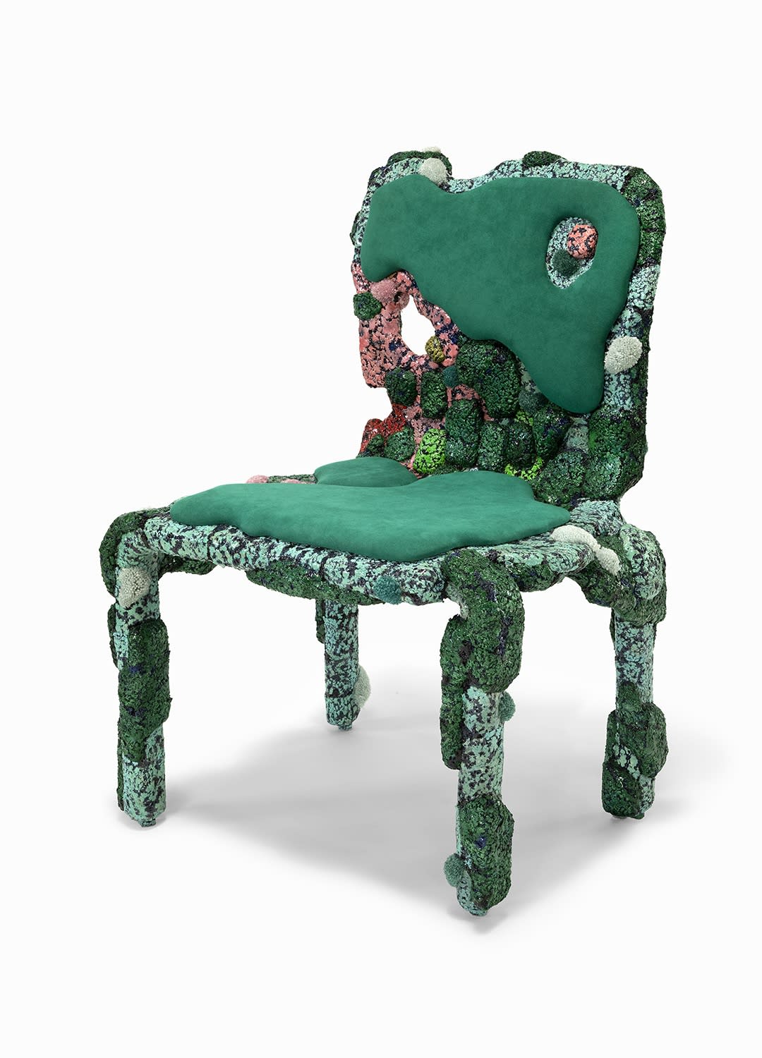 Jack Craig, Molded Carpet Chair, Green, 2024