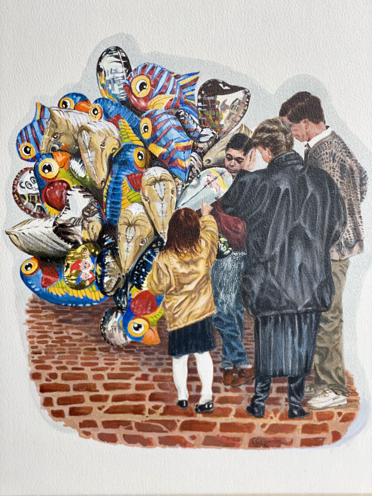 Rod Lomas, Balloons for sale, 1990