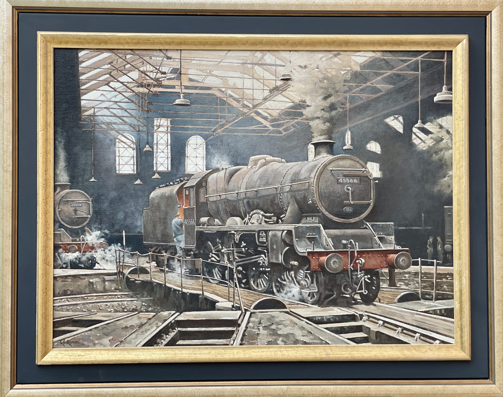 Rod Lomas, Holbeck Shed in Leeds. Jubilee class No. 45573. Newfoundland, 2008