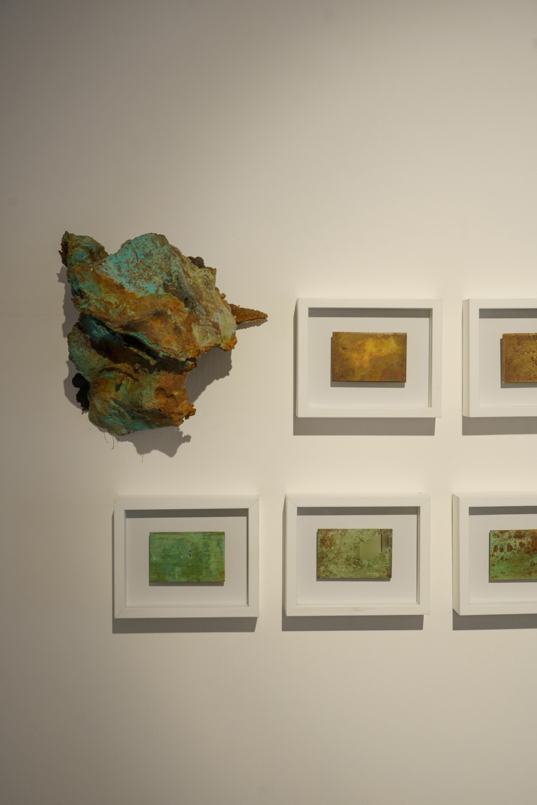 Radhika Agarwala, Studies in Earth Displacement I– 30, Studies in Earth Displacement – Sculpture I (L), Studies in Earth Displacement – Sculpture II (R), 2022