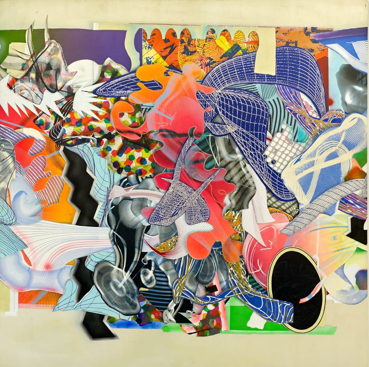 Frank Stella, Michael Kohlhaas (From an old chronicle) Panel 2, 2000