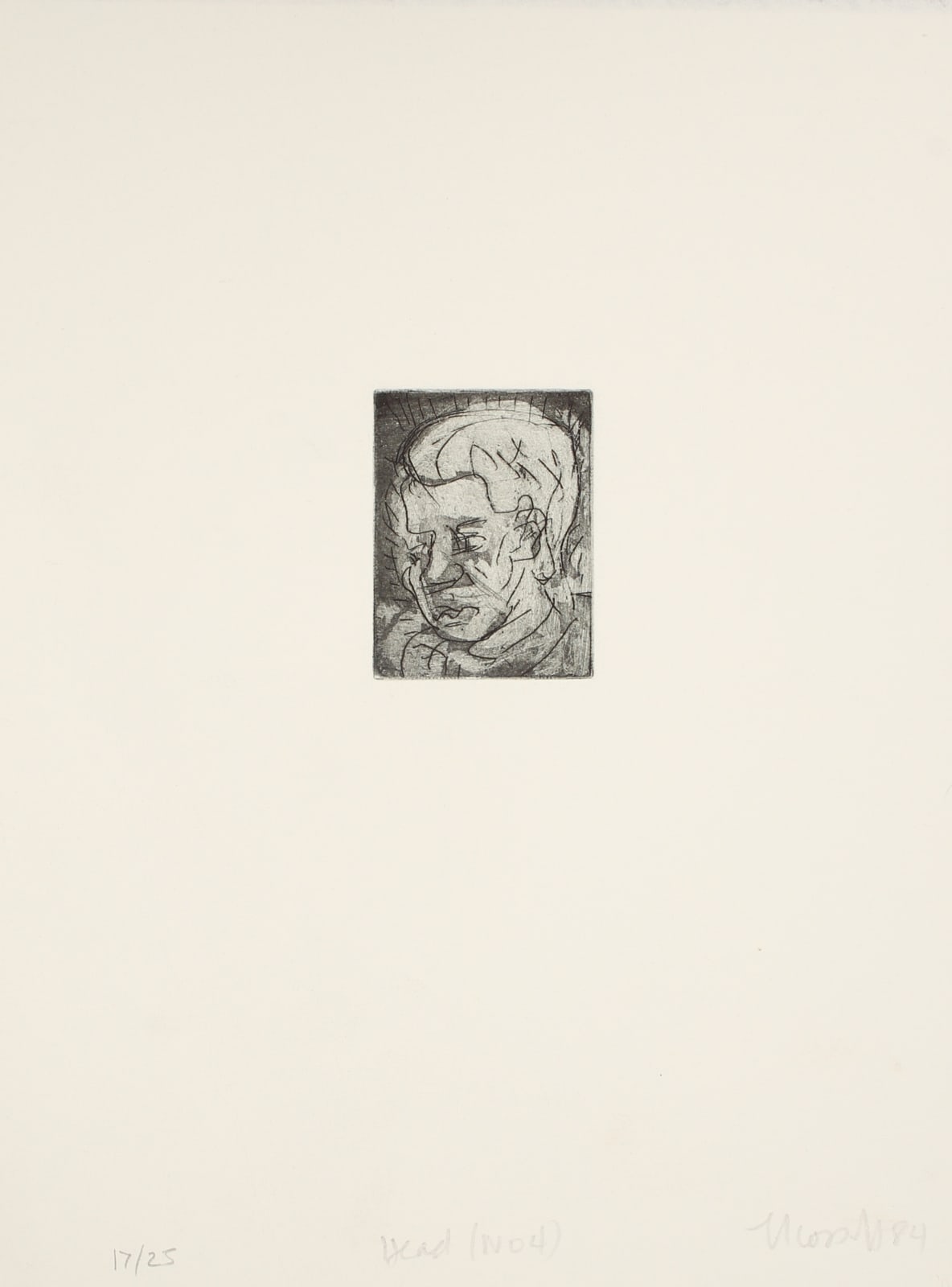 Leon Kossoff, Head No 4, 1984