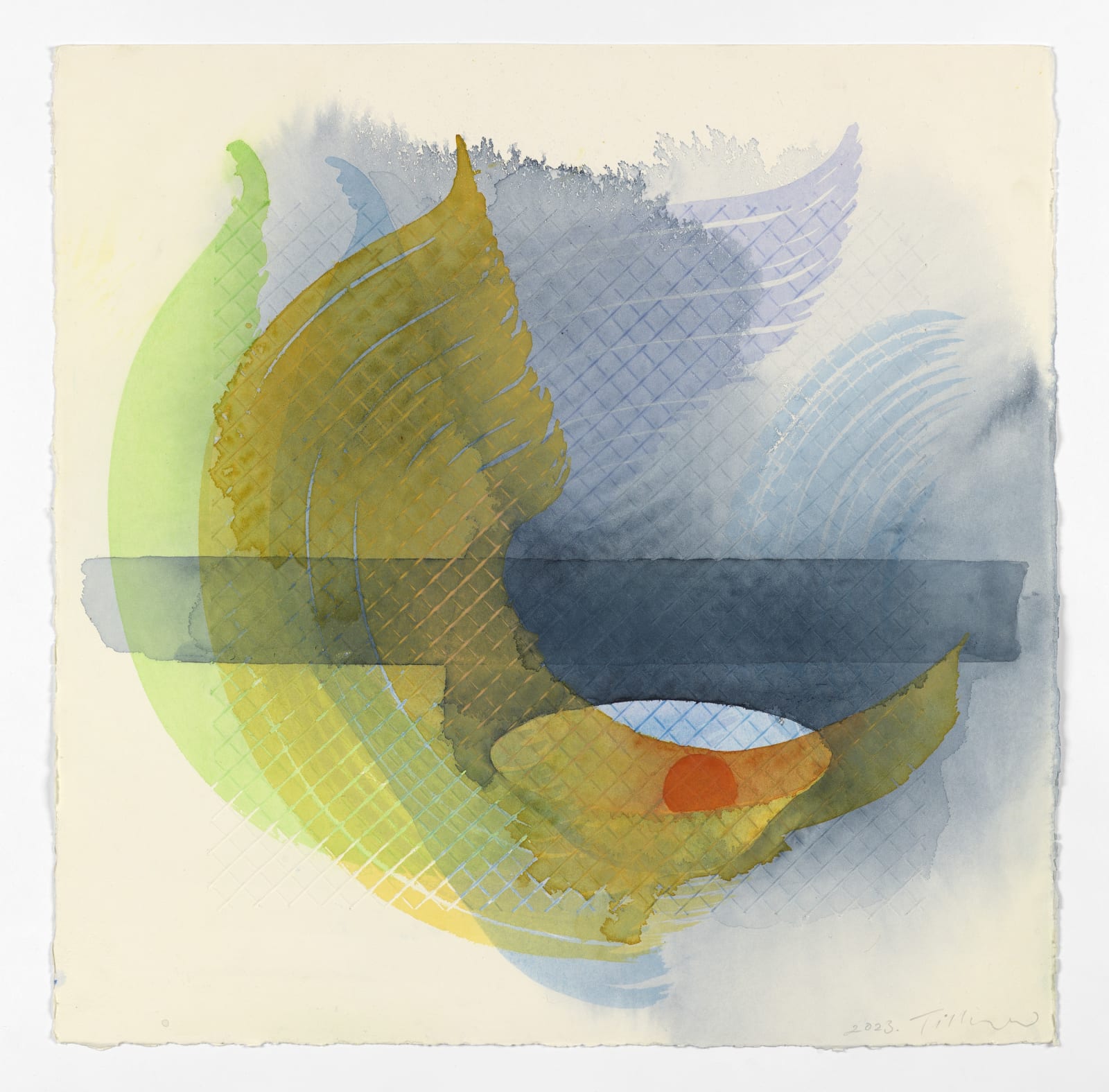 William Tillyer, Study for a Constructed Painting, 2023