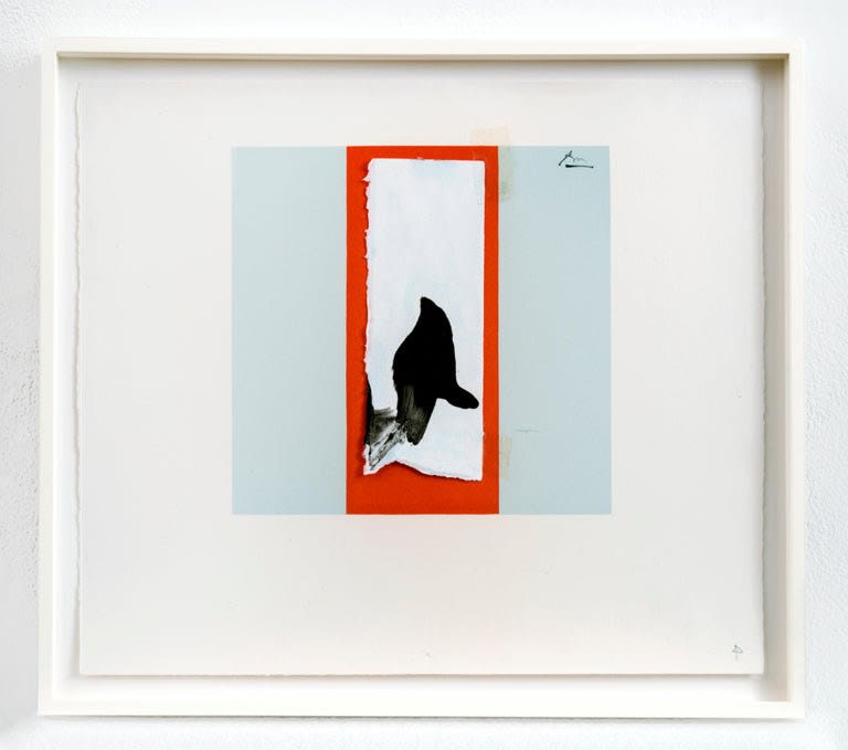 Robert Motherwell, Untitled (Collage study for Berggruen Series), 1980