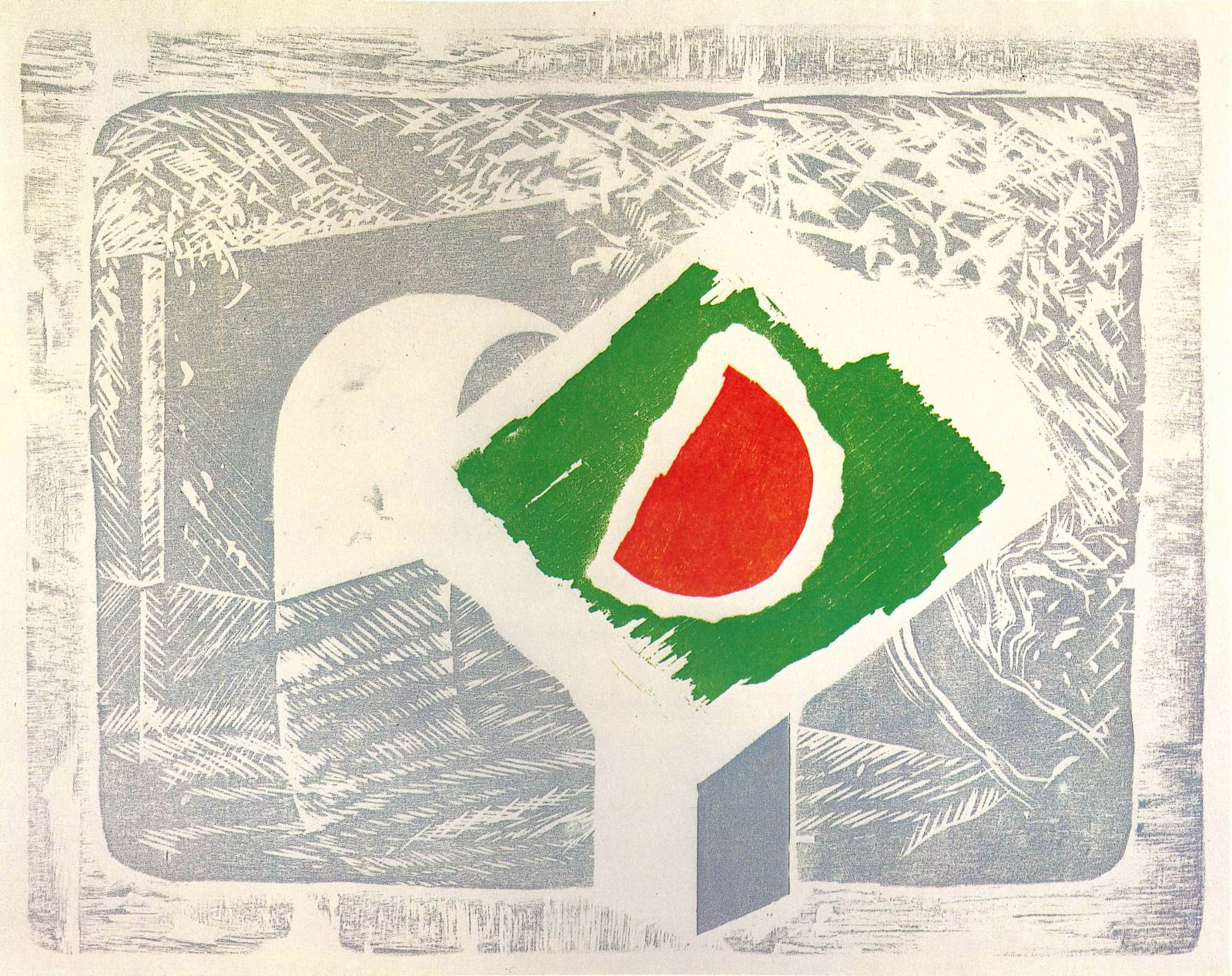 William Tillyer, Medallion Vase II - Living by the Esk XVIII, 1983