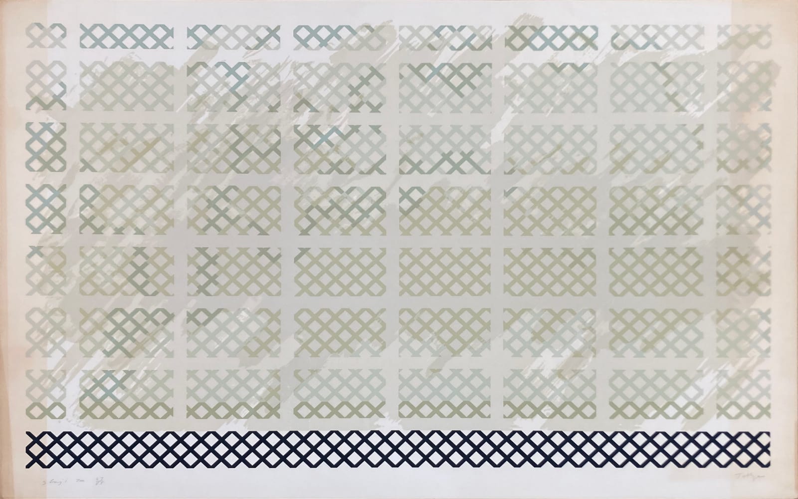 William Tillyer, Shoji, 1974