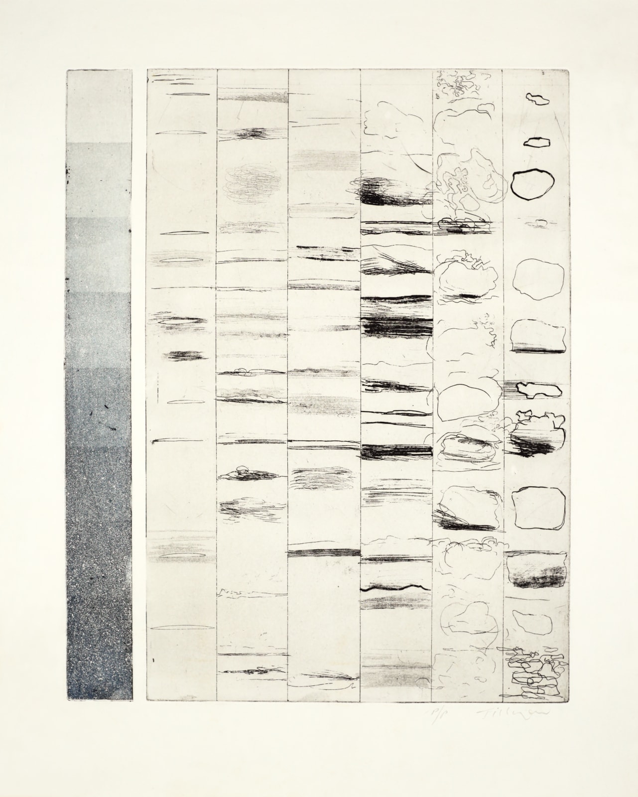 William Tillyer, Index II Clouds, 1966